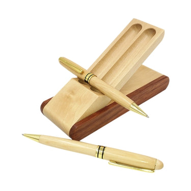 Pack of 4 Wooden Office Desk Accessories Deal